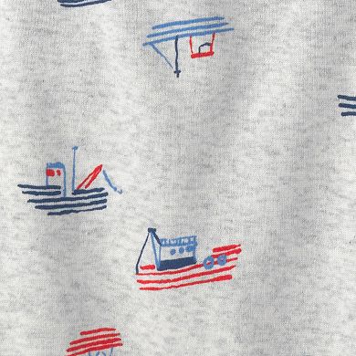 Baby Carter's 5-Pack Nautical Short Sleeve Bodysuits