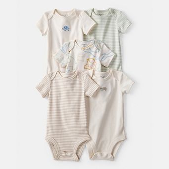 Baby Carter's 5-Pack Animals Multipack Bodysuits