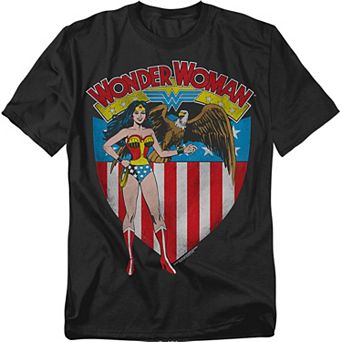 Big & Tall DC Comics Wonder Woman Strong USA Graphic Tee