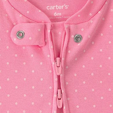 Baby Carter’s 2-Piece Zip-Up Footed Pajama Set
