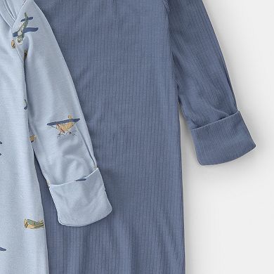 Baby Boys Carter's 2-pk. Plane PurelySoft Sleeper Gowns