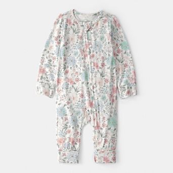 Baby Carter's Butterfly Garden 2-Way Zip PurelySoft Sleep & Play Pajama