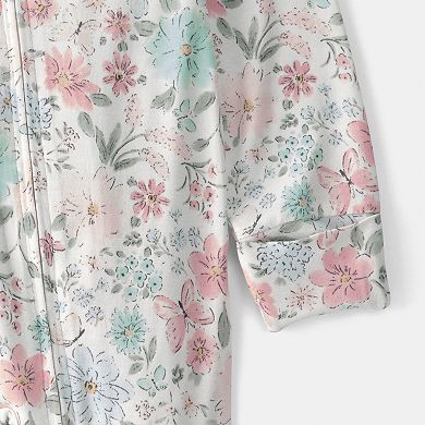 Baby Carter's Butterfly Garden 2-Way Zip PurelySoft Sleep & Play Pajama