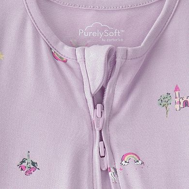 Baby Carter's Fairytale PurelySoft Zip-Up Bodysuit