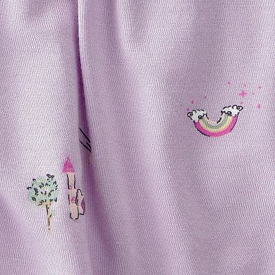 Baby Carter's Fairytale Short Sleeve Bodysuit Dress