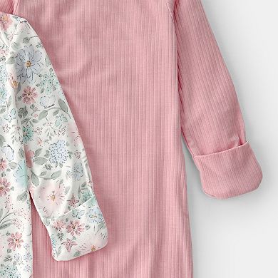 Baby Girl Carter's 2-Pack Butterfly Garden PurelySoft Pajama Nightgowns