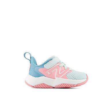 New Balance® Rave Run v2 Bungee Lace Toddler Sneakers with Top Strap