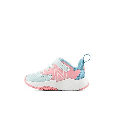 New Balance® Rave Run v2 Bungee Lace Toddler Sneakers with Top Strap