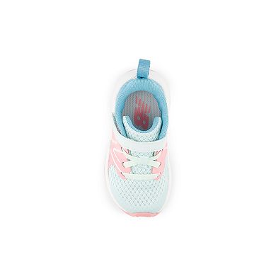 New Balance® Rave Run v2 Bungee Lace Toddler Sneakers with Top Strap