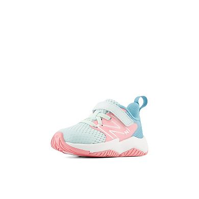New Balance® Rave Run v2 Bungee Lace Toddler Sneakers with Top Strap