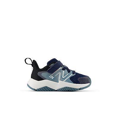 New Balance® Rave Run v2 Bungee Lace Toddler Sneakers with Top Strap