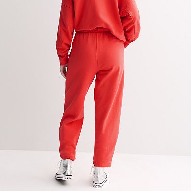 Juniors' SO® Terry Barrel Leg Pants