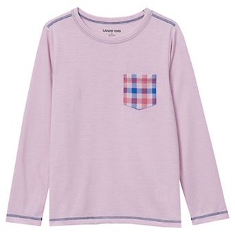 Kids 4-20 Lands' End Soft Jersey Pocket Pajama Top