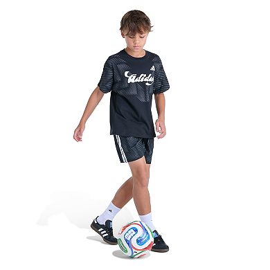 Boys 8-20 adidas Elastic Waistband World Soccer Shorts