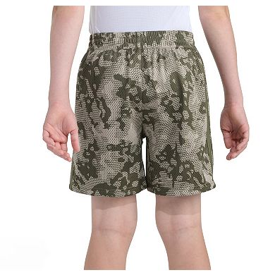 Boys 8-20 adidas Elastic Waistband Printed Camo Shorts