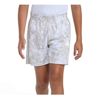 Boys 8-20 adidas Elastic Waistband Printed Camo Shorts