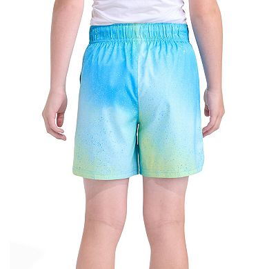 Boys 8-20 adidas Elastic Waistband Printed Woven 3-Stripes Shorts