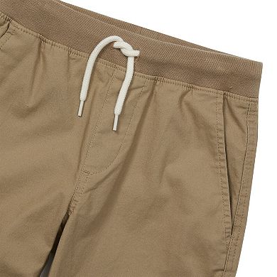 Boys 2-16 Lands' End Stretch Soft Rib Waist Iron Knee Pull-On Pants in Regular & Husky