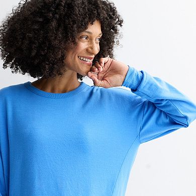 Women's Tek Gear® French Terry Scoop Neck Top