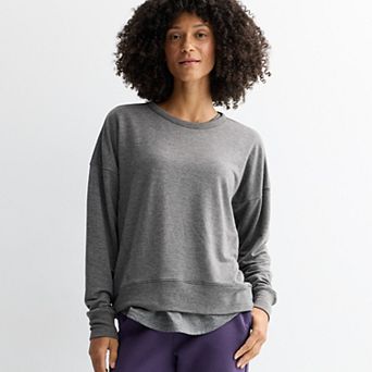 Women's Tek Gear® French Terry Scoop Neck Top