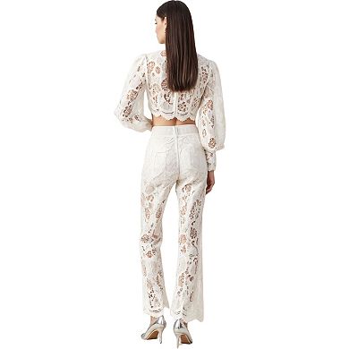 Rebecca Guipure Lace Top & Pant Set
