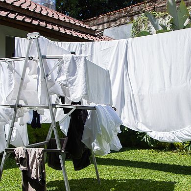 Portable Clothesline, 16.4ft Nylon Windproof Non-Slip Washing Line Rope