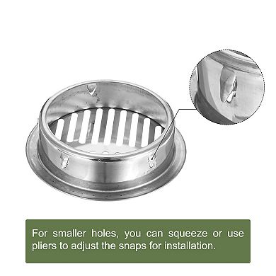 Floor Drain Cover, Anti Blocking Drain Cover for Outdoor Bathroom Kitchen, 153 Flat Mouth