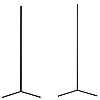 Set of 2 56” RGB Color-changing Corner Floor Lamp