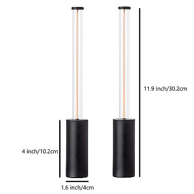 Set of 2 Portable Cordless Table Lamp Minimalist Hand Lamp