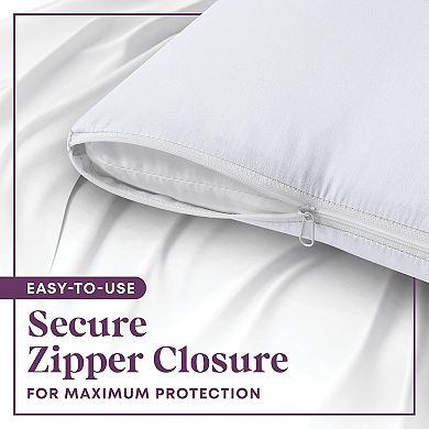 Circles Home Wedge Pillow Cover 100% Cotton, Zippered Wedge Pillow Case (25Wx26Lx7.5)