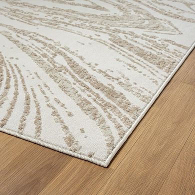 Luxe Weavers Modern Marble High Low Area Rug