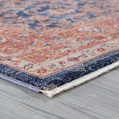 Luxe Weavers Vintage Floral Fringe Area Rug