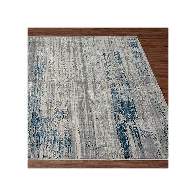 Luxe Weavers Abstract Textured Area Rug