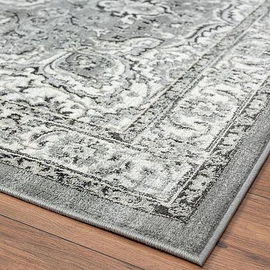 Luxe Weavers Traditional Medallion Floral Area Rug