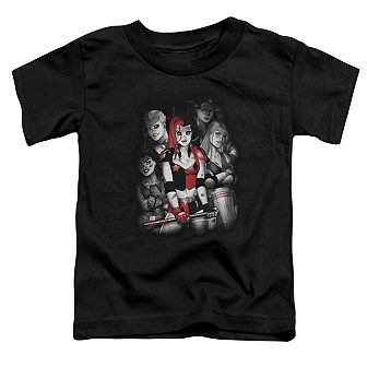 Batman Bad Gals Bw Short Sleeve Toddler T-Shirt