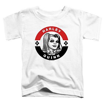 Batman Harley President Circle Short Sleeve Toddler T-Shirt