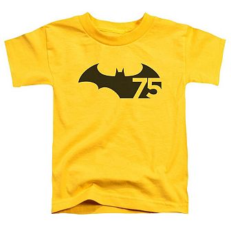Batman 75 Logo Short Sleeve Toddler T-Shirt