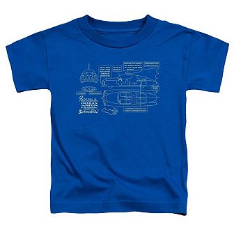 Batman Batmobile Short Sleeve Toddler T-Shirt