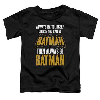 Batman Be Batman Short Sleeve Toddler T-Shirt