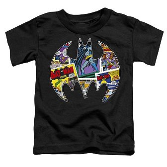 Batman Comic Bat Short Sleeve Toddler T-Shirt