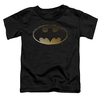 Batman Halftone Bat Short Sleeve Toddler T-Shirt