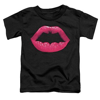 Batman Bat Kiss Short Sleeve Toddler T-Shirt