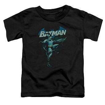 Batman Blue Bat Short Sleeve Toddler T-Shirt