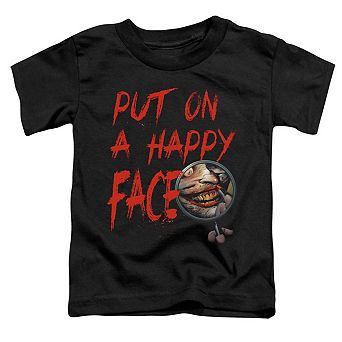 Batman Happy Face Short Sleeve Toddler T-Shirt