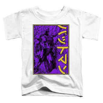 Batman Big Framed Kanji Short Sleeve Toddler T-Shirt