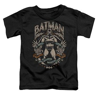 Batman Gotham Hero On Black Short Sleeve Toddler T-Shirt