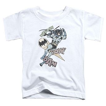 Batman Halftone Swing Short Sleeve Toddler T-Shirt