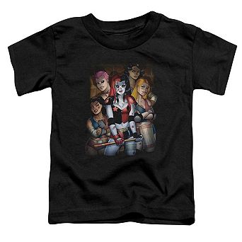 Batman Bad Girls Short Sleeve Toddler T-Shirt