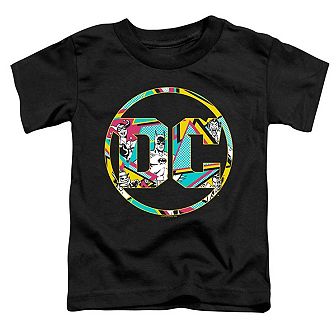 Batman 80s Bat Logo Short Sleeve Toddler T-Shirt