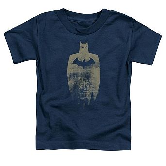 Batman Gold Silhouette Short Sleeve Toddler T-Shirt